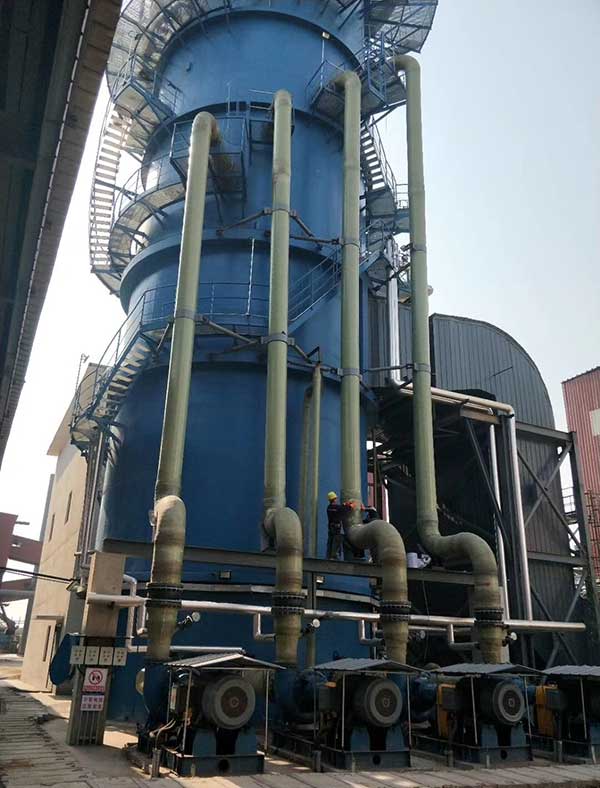 玻璃鋼噴淋塔外循環(huán)管